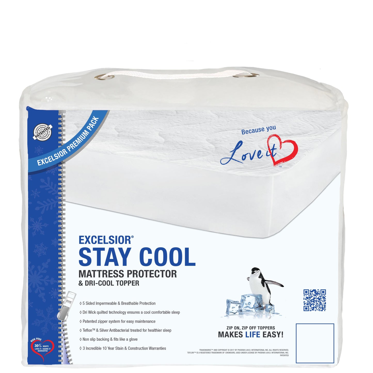 Stay Cool Mattress Protector 16"