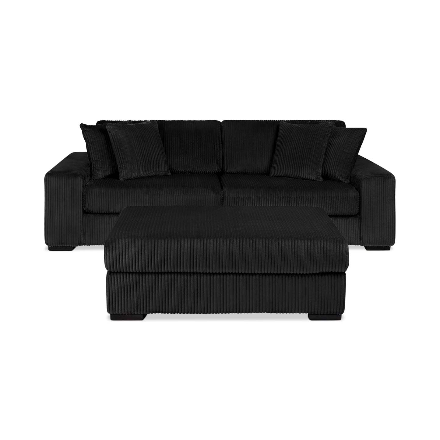 Sofa avec pouf Hudson