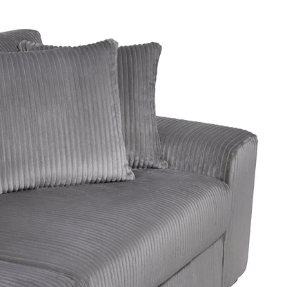 Sofa avec pouf Hudson